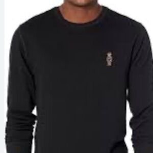 Polo by Ralph Lauren Sleepwear Black Crew Neck Shirt in 4Xt
